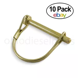 PTO Round Wire Shaft Locking Pin 1/4” x 1-3/4” (10-PACK) S.270 P14PTL 4021413 - Picture 1 of 1