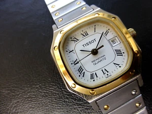 TISSOT SEASTAR QUARTZ WHITE DIAL - Picture 1 of 16
