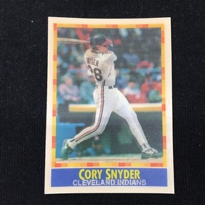 1990 Sportflics Baseball Card CORY SNYDER #28 Indians • VG‼ • SHIPS 1st CLASS‼