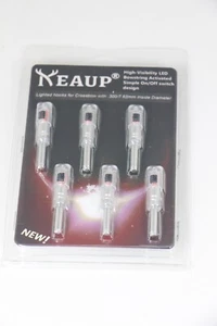 6 Stück LED beleuchtete Nocken für Armbrust mit 0,300/7,62 mm Innendurchmesser Nocken Pfeil - Bild 1 von 1