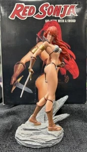 RED SONJA Statue J. Scott Campbell DF Dynamite 2011 DIAMOND EYE Edition - Picture 1 of 3