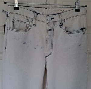 Rag Bone Nina Jeans Half Moon High Rise W26 L27 Cigarette Ankle Length BNWT - Picture 1 of 18