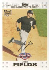 2007 Topps Opening Day Baseball Gold #175 Josh Fields /2007