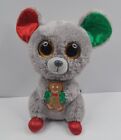 Ty Beanie Boos Mac The Christmas Mouse Plush Stuffed Animal 