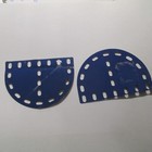 .MĂ€rklin 2 Stck gr. Halbkreisplatten 11437 blau/blau 7 Loch breit