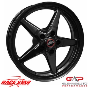 Race Star 15x8 (92-580150B) 1979-2015+ Mustang 5-lug - 92 Bracket Racer (Black) - Picture 1 of 5
