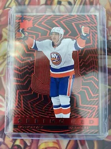 2023-24 Upper Deck Extended Seeing Red Bo Horvat New York Islanders Insert NYI - Imagen 1 de 2
