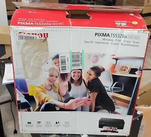 *Canon Pixma TS5320 Color Inkjet All-In-One Wireless Printer Black Open Box - Picture 1 of 5