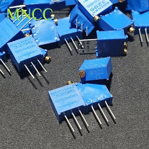 W102 1KΩ Multiturn Trimpot Potentiometer Variable 25 Turn Resistors - Bild 1 von 7