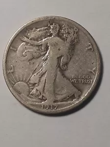 1917 medio dólar Walking Liberty - Imagen 1 de 2