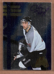 1996 Collector's Edge Ice Future Legends #5 Chris Hajt Auto /4000