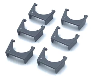 LEGO LOT OF 6 DARK BLUISH GREY VISOR PIECES STAR WARS CLONE TROOPER ACCESSORIES - Picture 1 of 1
