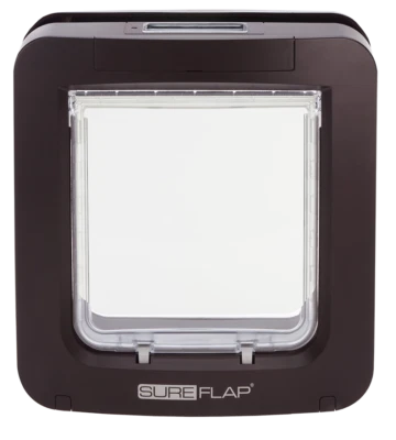 Sureflap Microchip Pet Door Brown - Large Cats, Small Dogs, Genuine 2021 Model - Image 1 of 4
