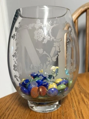 Personalized Hurricane Glass Candle Holder Perfect For Any Occasion   7 1/4” H - Image 1 of 4