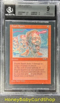 MTG Alliances 1996 Death Spark BGS 9.0Q+ (Quad+) MINT Silver Age Iconic Staple - Image 1 of 4