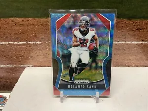 2019 Panini Prizm #168 Mohamed Sanu Blue Wave #/199 Atlanta Falcons - Bild 1 von 2