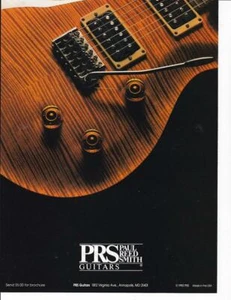 Seltene 1993 PRS Paul Reed Smith Gitarrenwerbung / Great Art - Bild 1 von 1