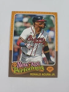 2024 Topps Heritage New Age Performers Ronald Acuna Jr. #NAP-10  - Picture 1 of 2