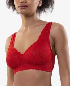 NWT! DORINA Women's Sz 2XL Aina Non Padded Lace Wire Free Bralette Bra Red - Picture 1 of 10
