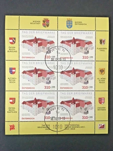 2019 Tag der Briefmarke - Kleinbogen MI 3488 KB / ANK 3509, gestempelt/cancelled - Bild 1 von 1