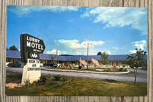 Vintage Luray Motel Postcard Luray Virginia Unposted - Picture 1 of 5