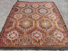 Large Area Kilim rug, vintage Turkish Wool kilim, kilim rug for living room