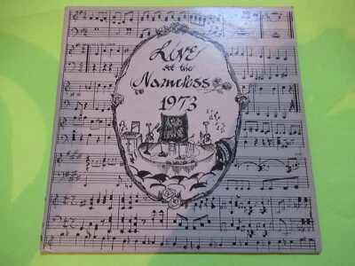 LIVE AT THE NAMELESS 1973 LP PRIVATE PRESS FOLK - Image 1 of 2