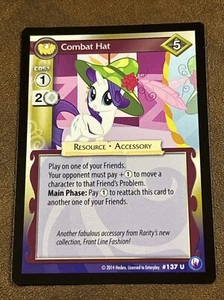 2014 My Little Pony Premiere Cards Enterplay Hasbro - Combat Hat #137 - Picture 1 of 2
