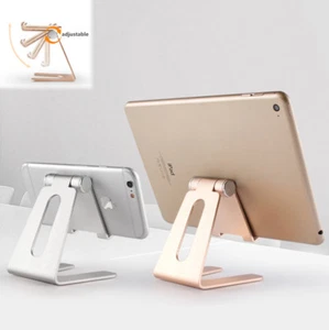 Aluminum Desk Mount Stand Holder For iPad 2 3 4 Mini Air Samsung iPhone X Tablet - Picture 1 of 9