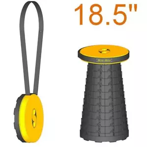 Real-original 18.5"/47 cm Mini-Max stool. Portable Retractable Telescopic Seat. - Picture 1 of 11