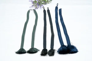 DEAR VANILLA JAPANESE HAORIHIMO TASSLE SET MEN'S HAORI TIE WITH HOOKS AUTHENTIC - Picture 1 of 6