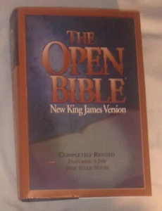 DIE OFFENE BIBEL NKJV HARDCOVER BUCH MIT SCHUTZUMSCHLAG IN SEHR GUTEM ZUSTAND - Bild 1 von 5