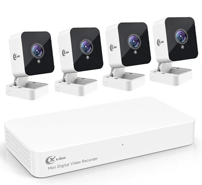 XVIM 8CH 1080P CCTV Sistema de Cámara de Seguridad H.265+ DVR Vigilancia Cámara en la Nube Foto 1 de 4