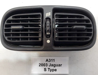 ✅ Rejilla de ventilación de aire consola central trasera Jaguar S-Type X200 2000-2004 OEM Foto 1 de 4