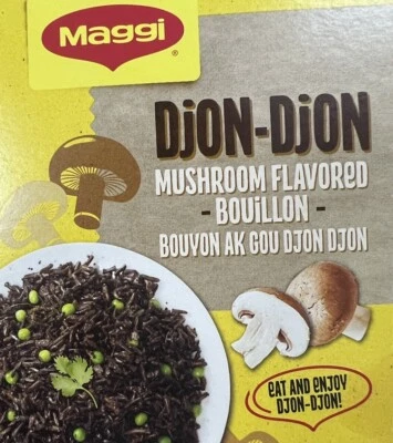 Maggi Djon Djon - Tabletas de hongos Djondjon negros 12 cubos Foto 1 de 4