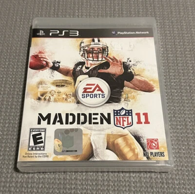 MADDEN 11 NFL FOOTBALL*PS3 Sony PlayStation 3*Nuevo y sellado de fábrica Foto 1 de 4