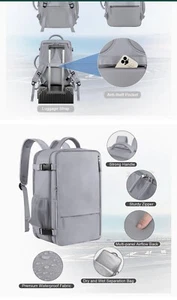 Sinaliy Reise Wander Rucksack persönliche Artikel Größe Airline zugelassen mehrere Taschen - Bild 1 von 11
