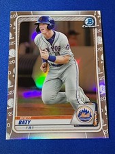 2020 Bowman Draft Chrome Brett Baty #BD-184 Refractor New York Mets