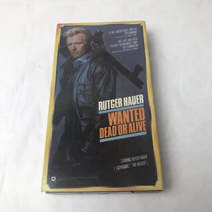 Wanted Dead Or Alive VHS Tape Rutger Hauer Gene Simmons - Picture 1 of 3
