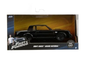 Jada 1:32 Fast & Furious Dom’s Buick Grand National Black 99523 Diecast Model  - Picture 1 of 1