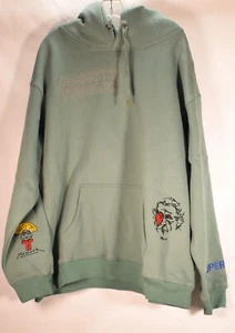 Kidsuper Studios Mens Hoodie Fleece Green Sweatshirt 2XL - Picture 1 of 3