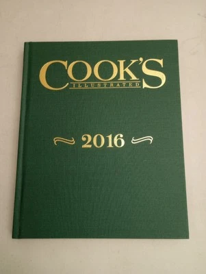 Cook's Illustrated 2016 Annual Hardcover America's Test Kitchen Like New Foto 1 de 4