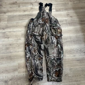 Remington Insulated Camouflage Bib Coveralls Mens XL Insulated fleece - Picture 1 of 15