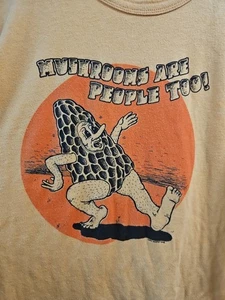Morel Mushroom Are People Too T-Shirt Chris Adams Psychedelic Gr. XL - Bild 1 von 6