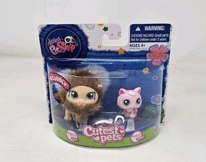 Littlest Pet Shop LPS süßeste Haustiere kuschelig 2574 Löwe & 2575 Kätzchen Set versiegelt - Bild 1 von 8