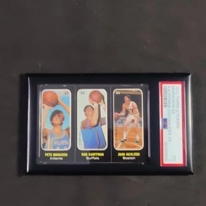 1971 Topps Trios Pete Maravich Kauffman Havlicek # 22 23 24 Hawks Celtics Braves - Imagen 1 de 3