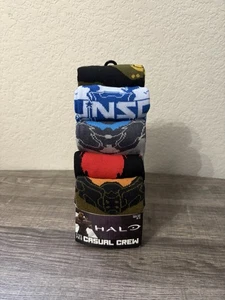 Microsoft Xbox Halo 5 Pack Casual Crew Socks  - Picture 1 of 3
