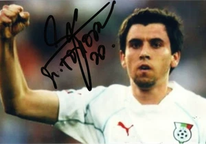 BULGARIA, PORTSMOUTH & CHARLTON: SVETOSLAV TODOROV SIGNED 6x4 ACTION PHOTO+COA - Picture 1 of 1