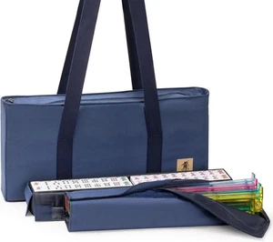 Yellow Mountain Imports | American Mahjong Game Set | Blue Soft Case - Picture 1 of 9