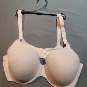 Calvin Klein Perfectly Fit Modern T-Shirt Bra F3837-680 40C Pink New With Tags - Picture 1 of 5